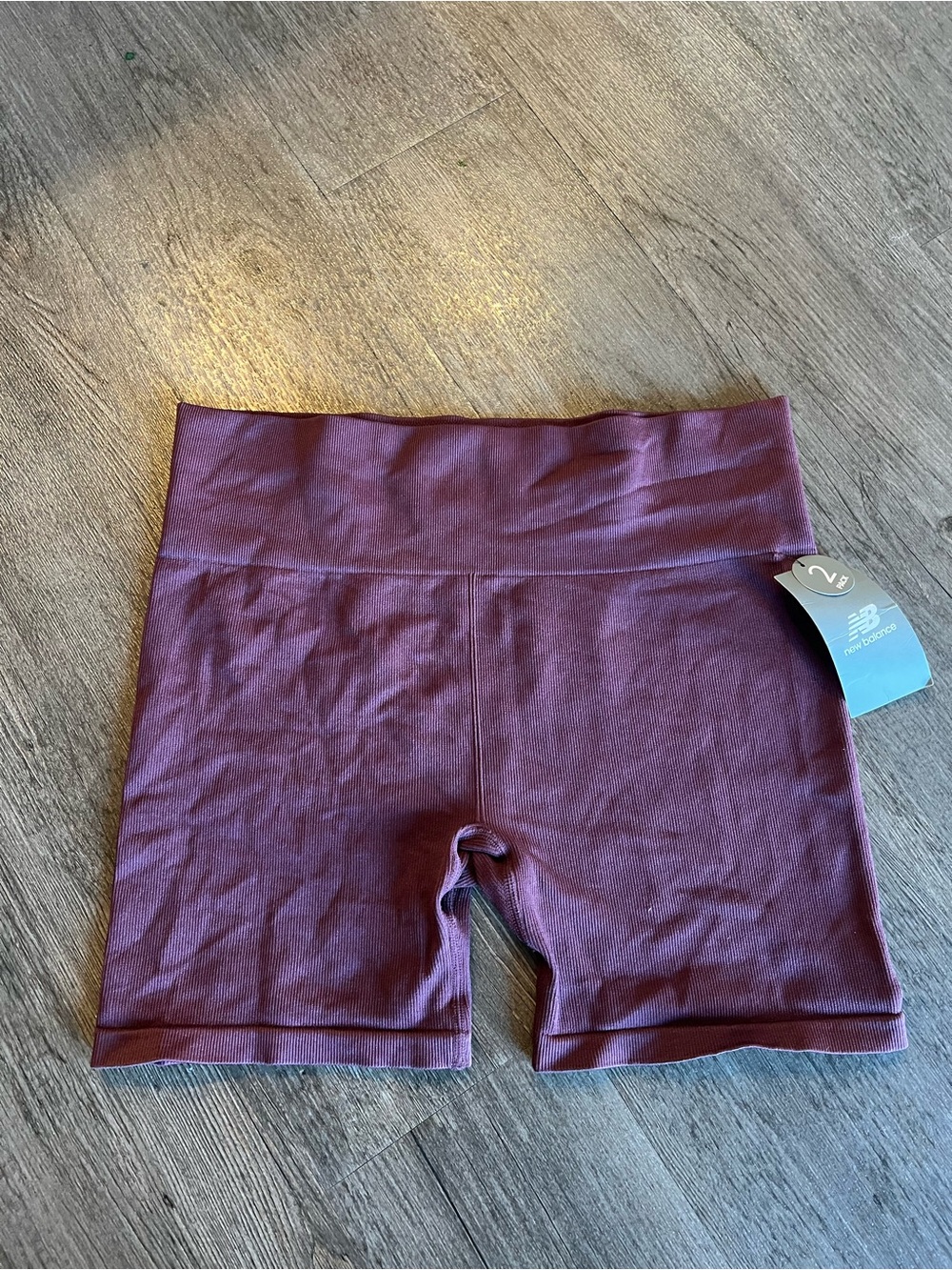 New Balance Women’s High-Rise Maroon Bike Shorts